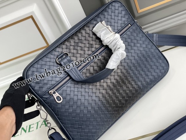 Bottega veneta高端男包 98014 寶緹嘉手工編織原廠進口胎牛皮男士手袋 BV經典款男士手提公事包  gxz1368
